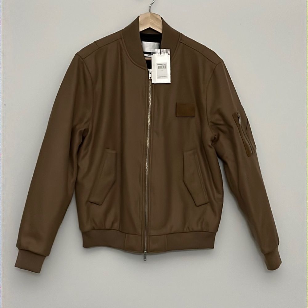 7FAM Tan Bomber M w/Italian Fabric